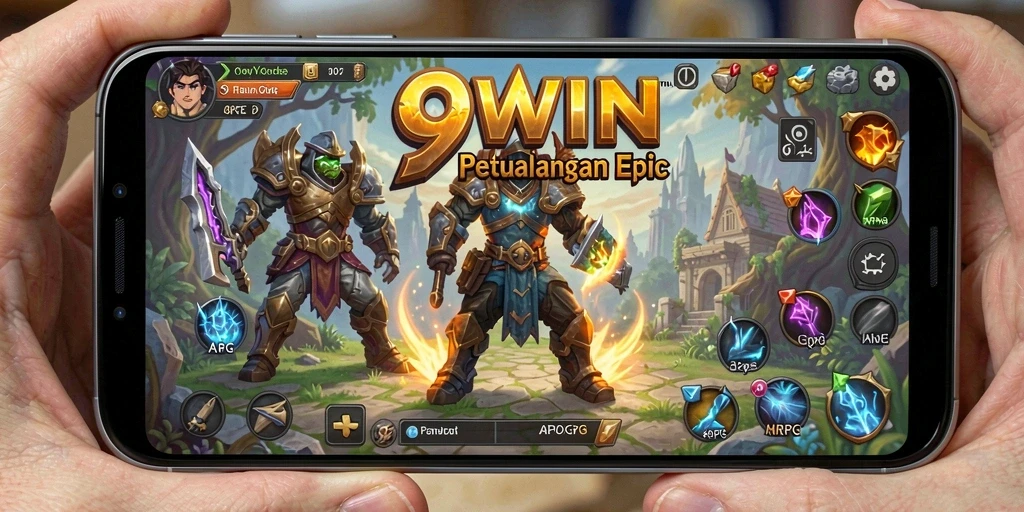 Gameplay seru di dunia ARPG 9WIN yang penuh dengan petualangan.