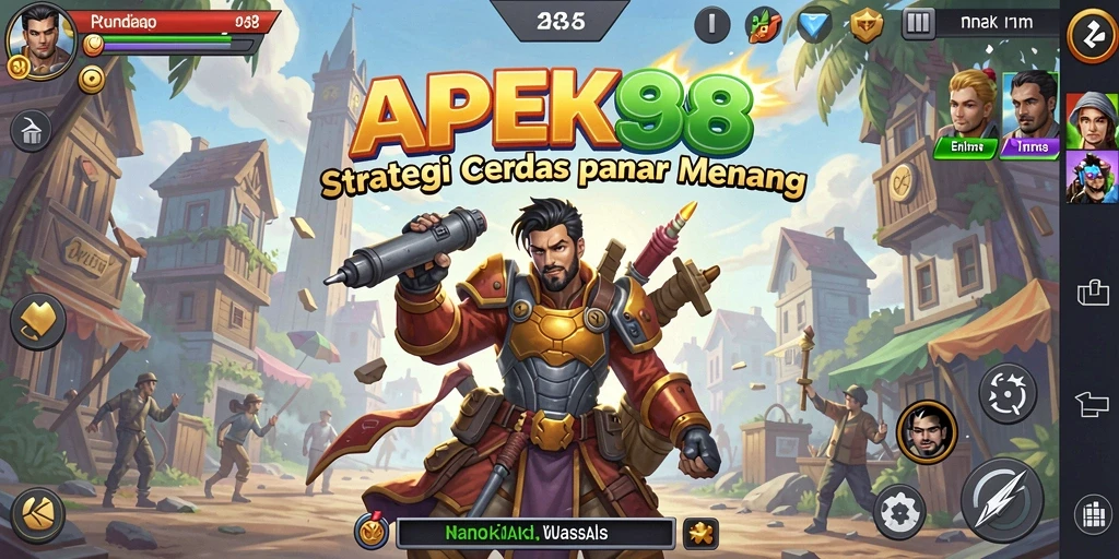 Screenshot APEK88 menampilkan pertarungan taktis yang mendebarkan.