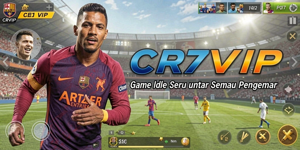 Tampilan gameplay seru dan interaktif dari CR7VIP.