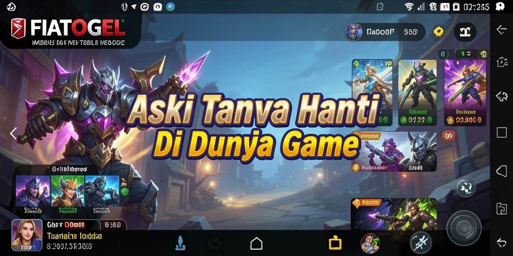 Gameplay mendebarkan dalam FIATOGEL yang penuh aksi.
