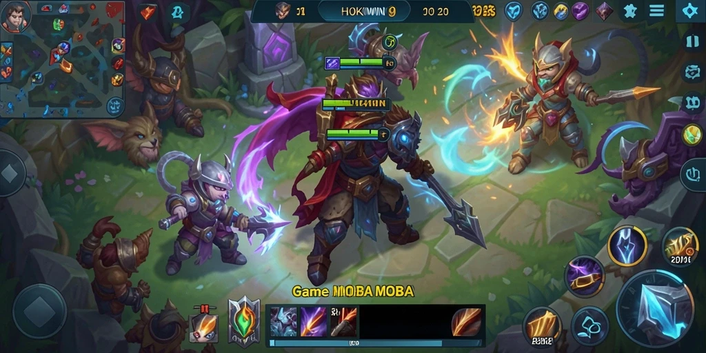 Tampilan gameplay HOKIWIN yang menegangkan dan strategis.