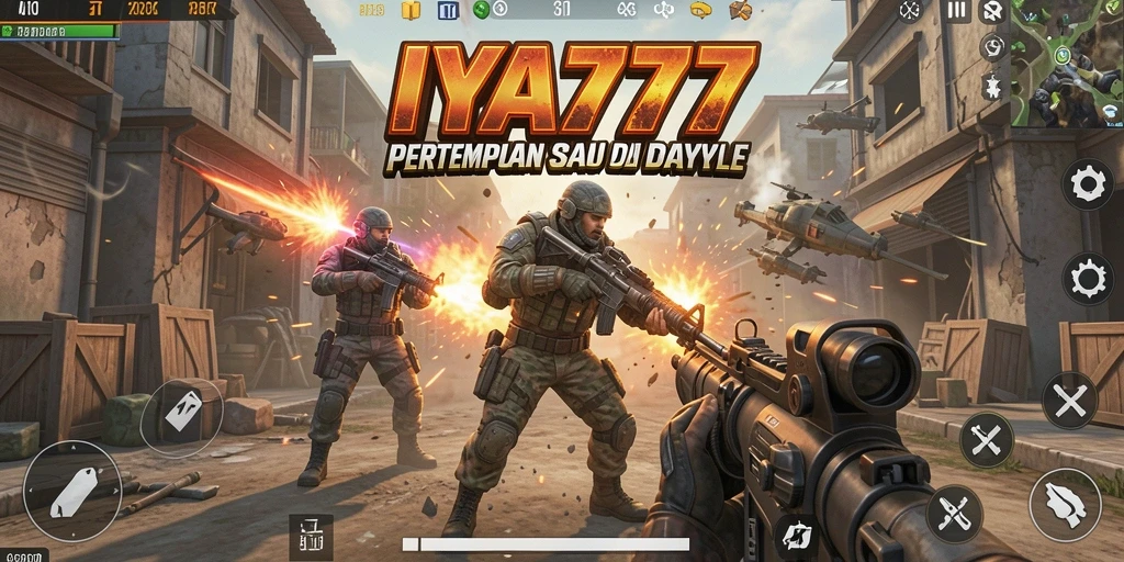 Gameplay seru IYA777 dalam pertarungan Battle Royale.