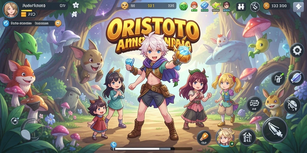 Tampilan gameplay yang mengagumkan dalam dunia Anime.