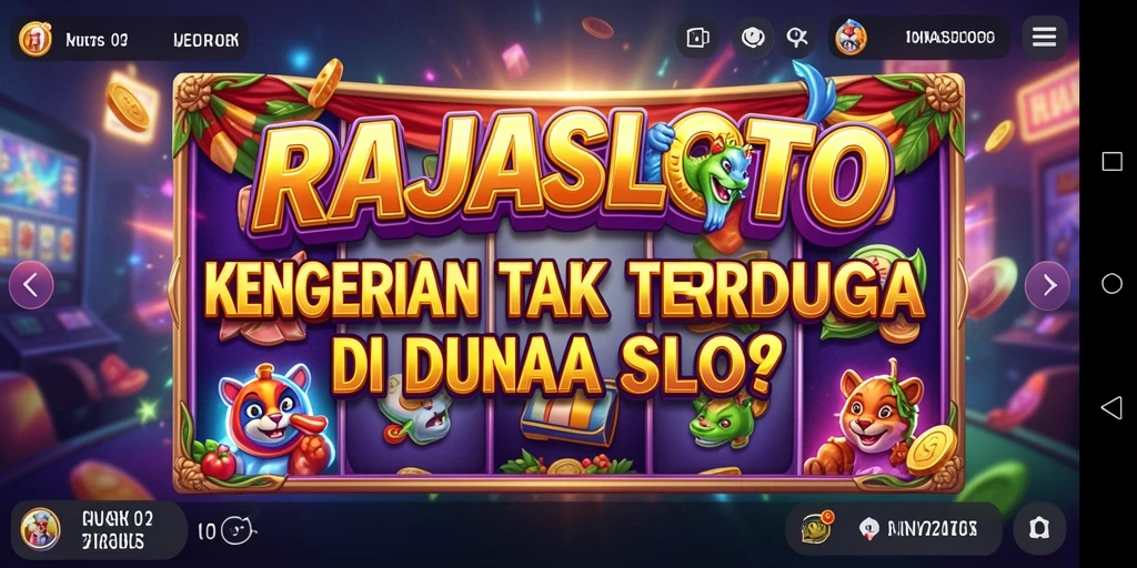 Screenshot gameplay RAJASLOTO dengan suasana horror mendebarkan.