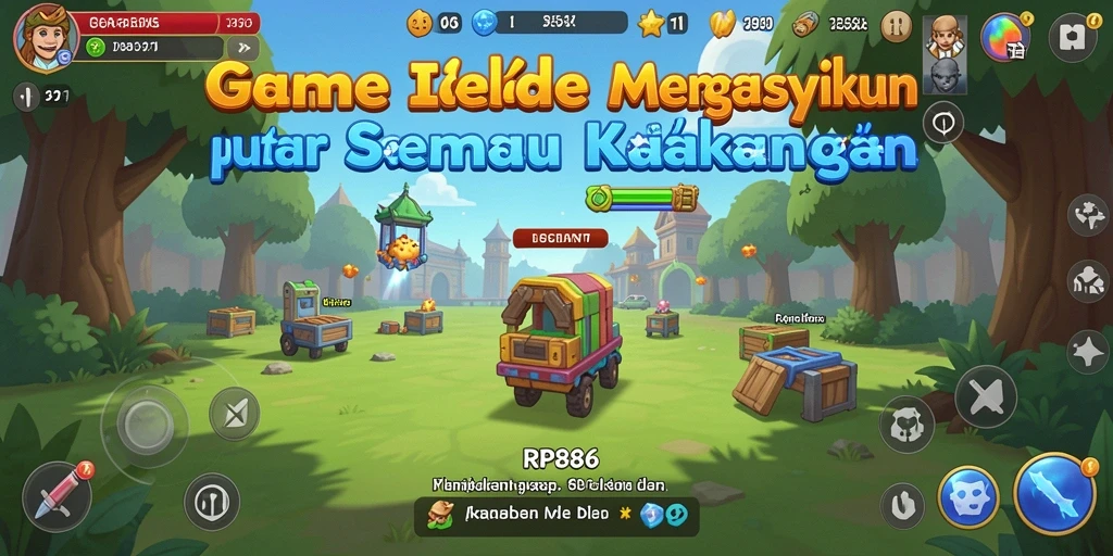 Tampilan gameplay RP886 yang menarik dengan mekanisme Idle yang sederhana.