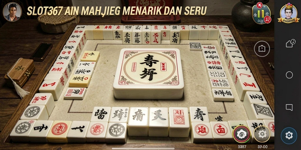 Tampilan gameplay menarik dari SLOT367 dengan grafis Mahjong yang menawan.