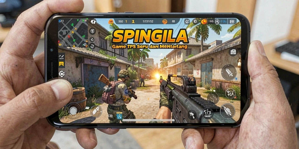 Tampilan menarik dari gameplay SPINGILA yang memukau.
