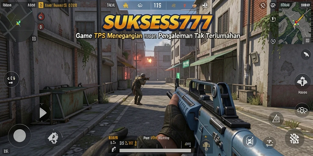 Screenshot SUKSES777 menampilkan aksi seru dalam gameplay TPS.