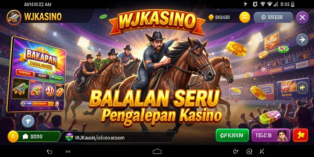 Gameplay balapan mendebarkan dengan visual menarik dalam WJKASINO.