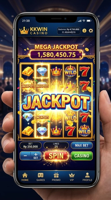 Pengguna menikmati pengalaman mendownload aplikasi di kkwin.